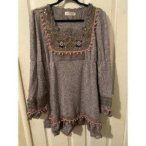 Unique tunic sweater